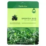 Farmstay, Visible Difference Beauty Mask Sheet, Greentea Seed, 1 шт., 23 мл (0,78 жидк. Унции) в Украине