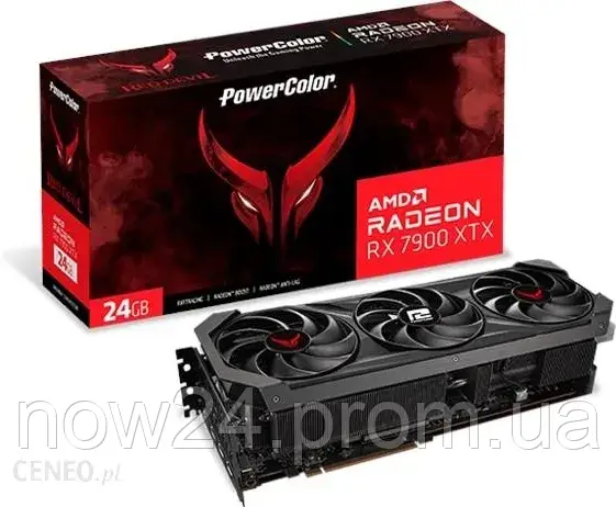 Відеокарти PowerColor Radeon RX 7900 XTX Red Devil OC 24GB GDDR6 (RX7900XTX24GEOC)