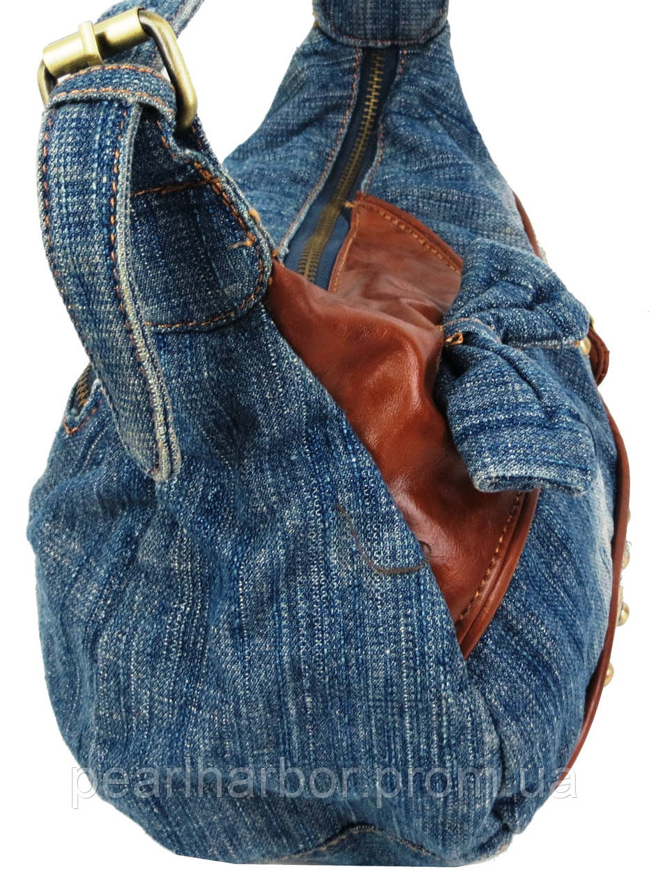 Женская джинсовая сумка Fashion jeans bag Синий (Jeans8031 blue) XE, код: 7730861 - фото 6 - id-p2138111364