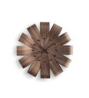 Годинник для дому Zegar ścienny CICLO NOGAL w kolorze drewna orzechowego NOMON