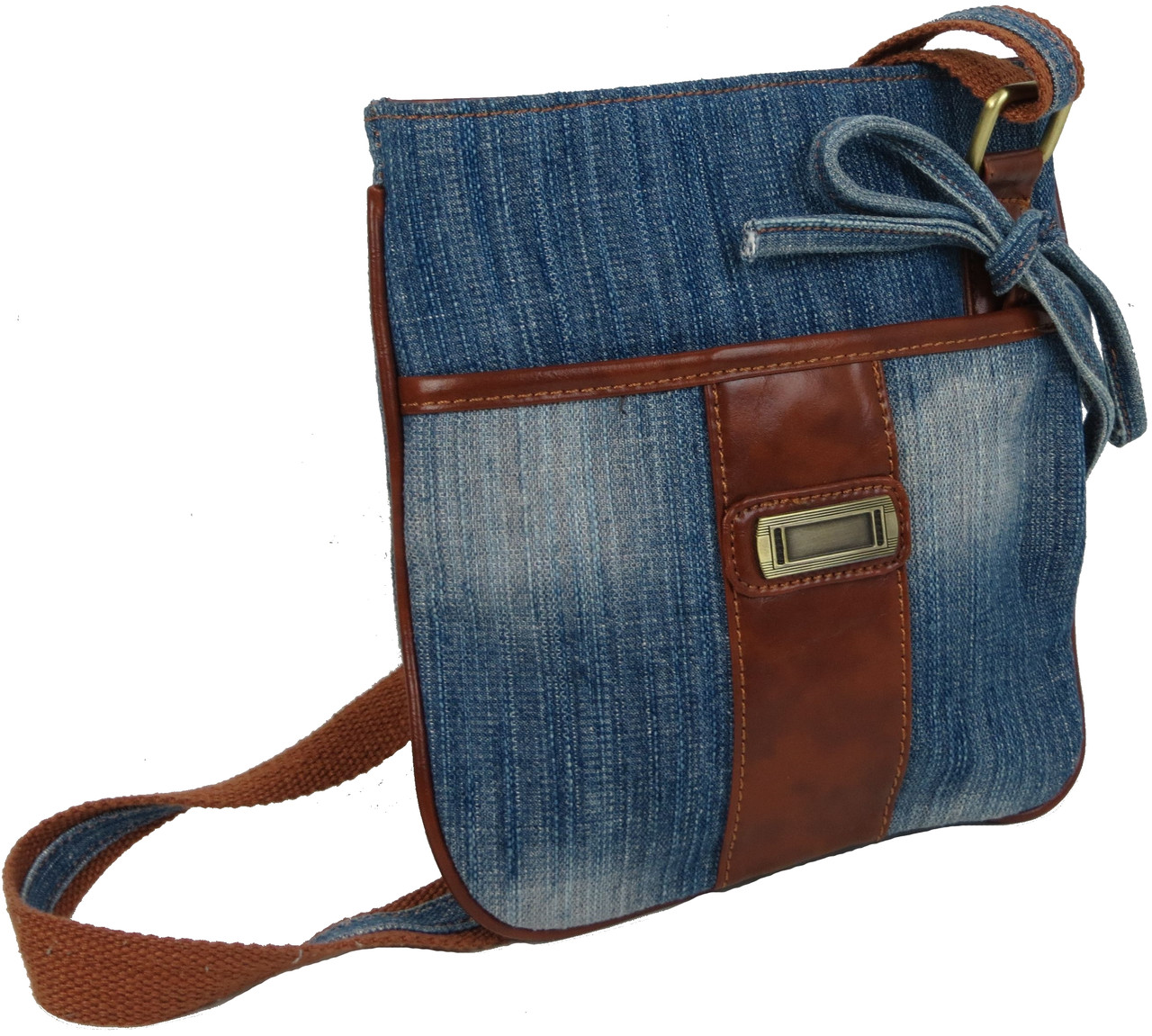 Наплечная джинсовая сумка Fashion jeans bag Синий (Jeans8079 blue) XE, код: 8342807 - фото 4 - id-p2138111374