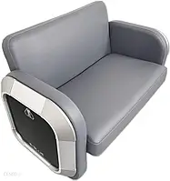 E-blue EEC346-21 Sofa dla gracza 2 osobowa szara EEC3462GYAAIA