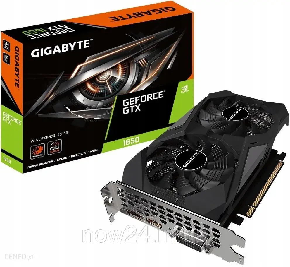 Відеокарти Gigabyte GeForce GTX 1650 D6 Windforce OC 4GB GDDR6 (GVN1656WF2OC4GD)