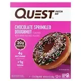 Quest Nutrition, Протеиновый батончик, пончик в шоколаде, 4 батончика по 60 г (2,12 унции) Киев