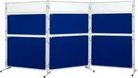 2x3 tablica Tekstylna dwustronna 120X90cm.