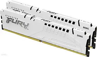 Пам'ять Kingston Fury Beast White DDR5 64GB 5600MHz CL40 (KF556C40BWK264)
