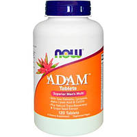 Витаминно-минеральный комплекс NOW Foods ADAM, Superior Men's Multi 120 Tabs ZR, код: 7518225