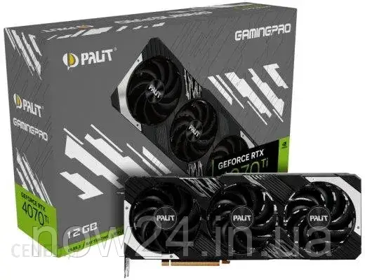Відеокарти Palit GeForce RTX 4070 Ti GamingPro 12GB GDDR6X (NED407T019K91043A)