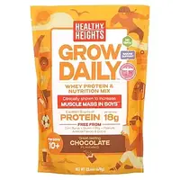 Healthy Heights, Grow Daily, смесь сывороточного протеина и питательных веществ, для мальчиков от 10 лет,