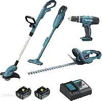 Косарка Makita Dhp453 + Kosa Dur181 + Nożyce Do Żywopłotu Duh523 + Dcl180 2X3,0Ah Dlx4093