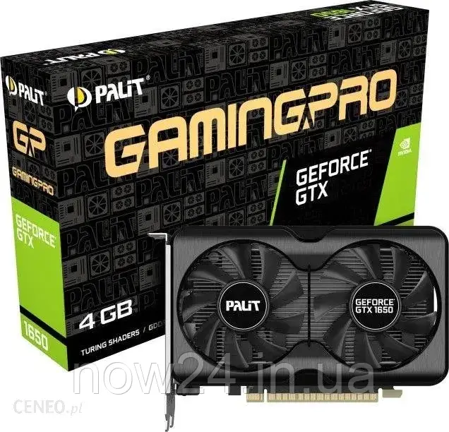 Відеокарти Palit GeForce GTX 1650 GamingPro 4GB GDDR6 (NE6165001BG1-1175A)