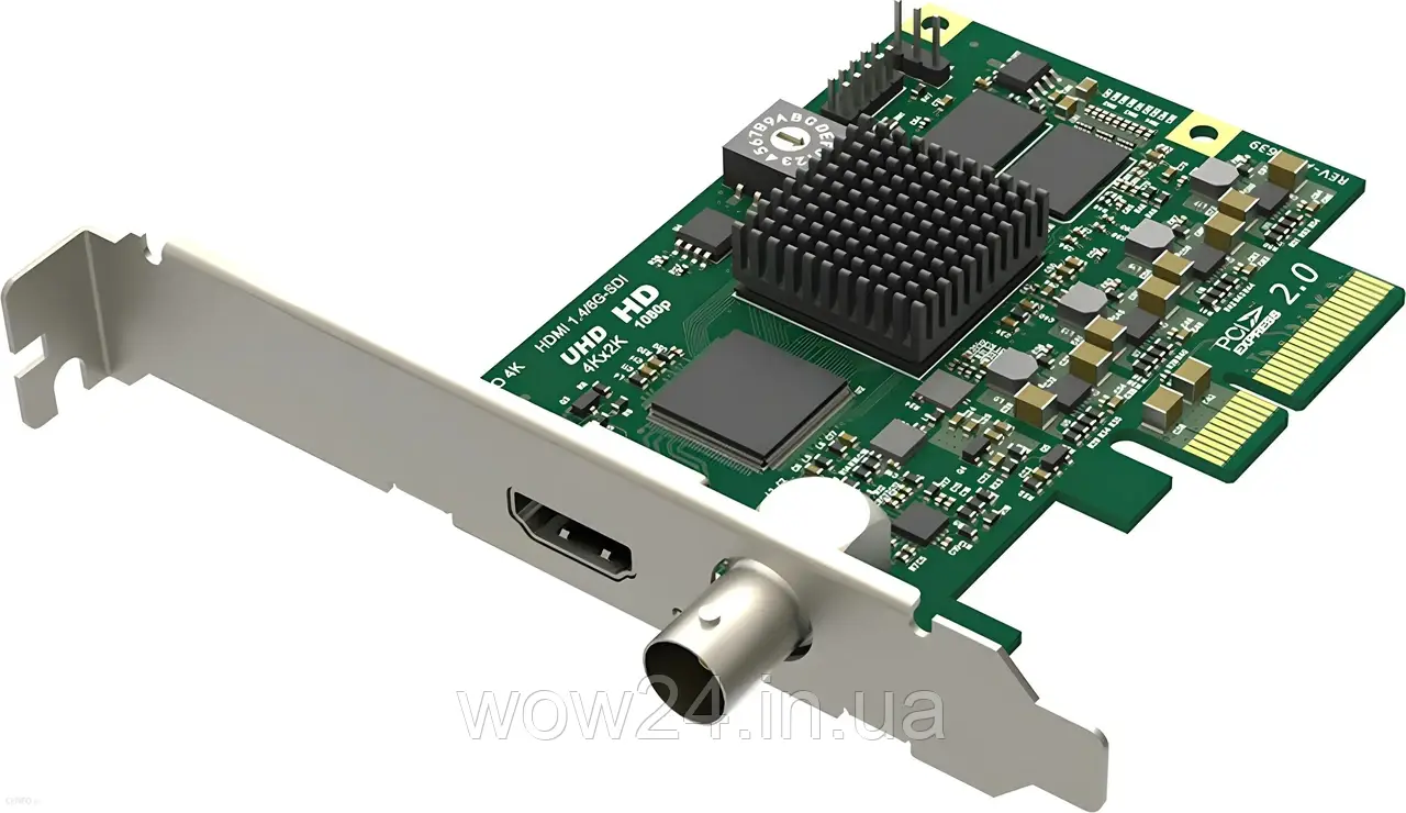 Magewell Pro Capture AIO 4K (11170) | Wewnętrzna karta przechwytująca PCIe (Gen2 x4), x1 HDMI 2.0, x1 6G-SDI
