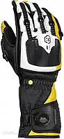 Мото рукавички Knox Handroid All Black/Yellow Mk5