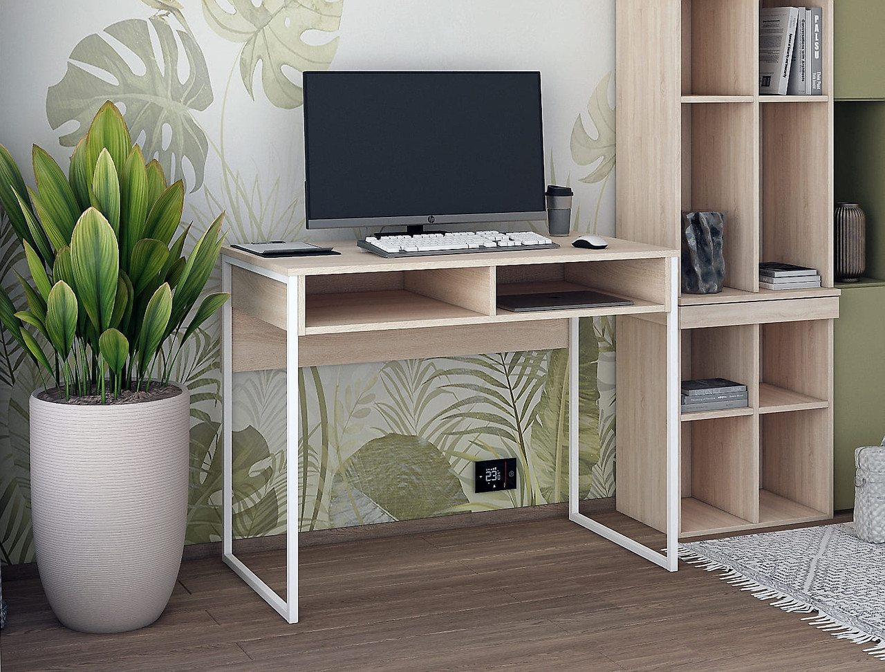 Стіл письмовий "Барт" 100х55х78 см. З поличкою, Дуб сонома, фото 1