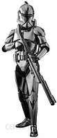 Hot Toys Star Wars Action Figure 1/6 Clone Trooper (Chrome Version) 30cm