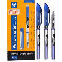 Ручка Flair Writometr 10км Original Индия №743 синяя BLUE