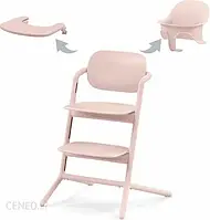 Стільчик для годування Cybex Lemo 3w1 - krzesełko do karmienia z zestwem Baby Set i tacką-Pearl Pink