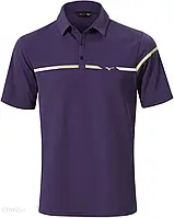 Mizuno Golf Ocieplana Męska Koszulka Golfowa Mizuno Breath Thermo St Polo Purple