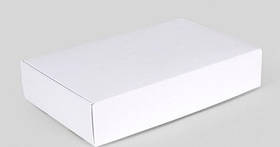 Коробочка "Цукерня" М0032-о1 біла, розмір: 240*160*50 мм