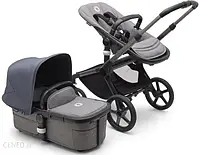 Дитяча коляска Bugaboo Fox 5 Graphite Stormy Blue Grey Melange Głęboko Spacerowy