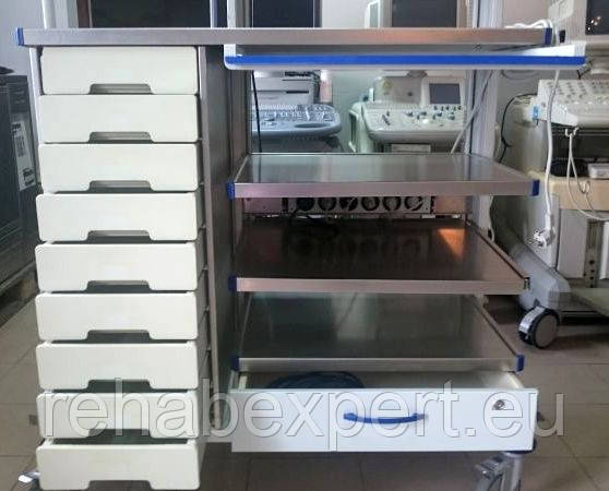 Столик візок Ассистор обладнання для Ендоскопії Endoscopy Trolleys