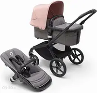 Дитяча коляска Bugaboo Fox 5 Black Morning Pink Grey Melange Głęboko Spacerowy