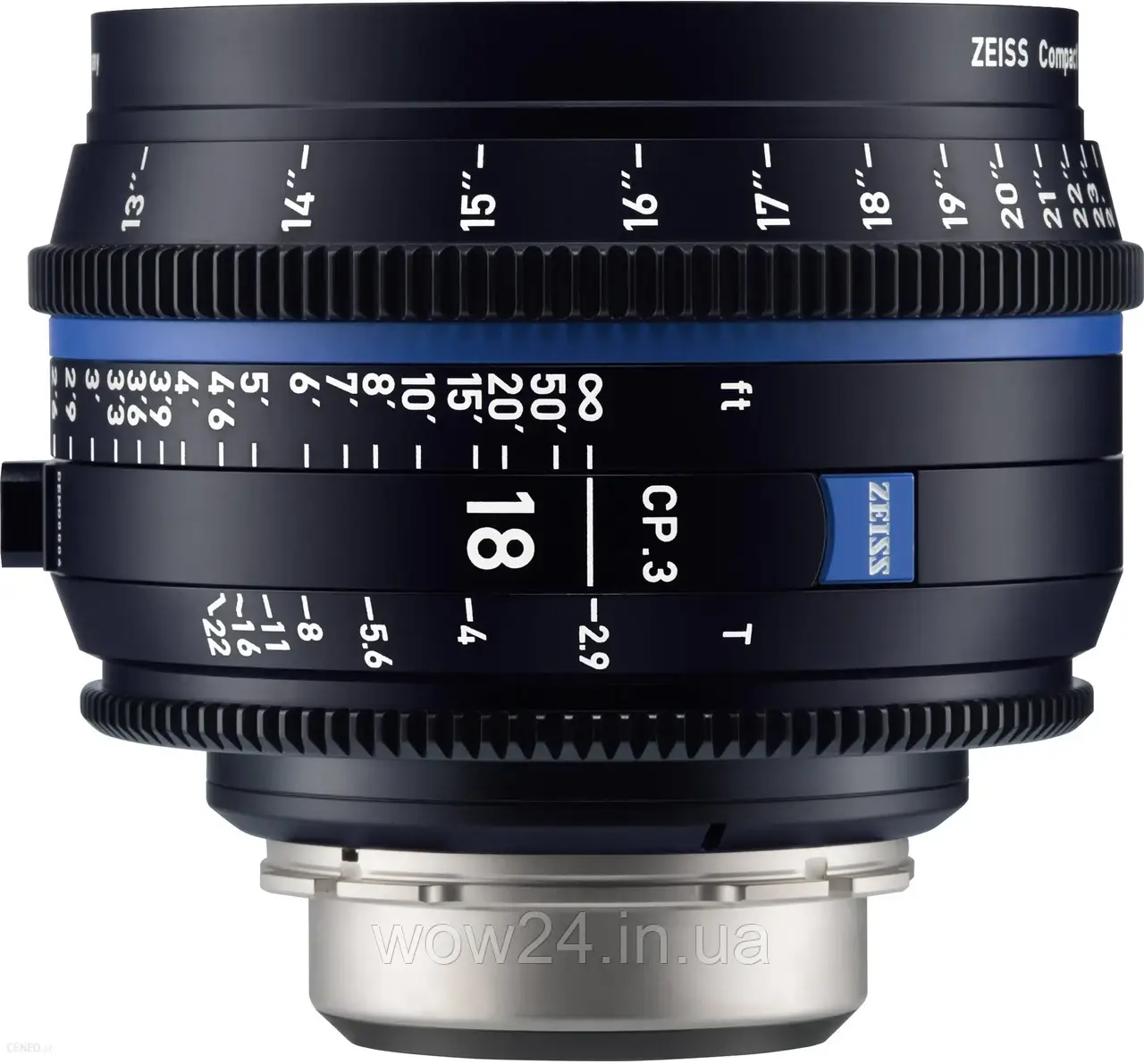 Zeiss CP.3 18mm T2.9 Cine Compact Prime (Canon EF)