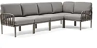 Nardi Sofa modułowa 1540x2940x880mm Komodo 5 Tortora Grigio 4037010163