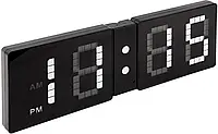 Годинник для дому Karlsson Wall Clock Led Look Flip Black (Ka5897Bk)