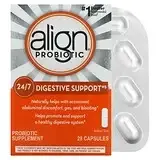 Align Probiotics, Поддержка пищеварения 24/7, добавка с пробиотиками, 28 капсул в Украине