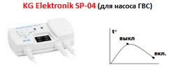 KG Elektronik Терморегулятор SP-04 для управління циркуляційним насосом ГВП