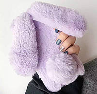 Чехол кролик Айфон iPhone XR фиолетовый