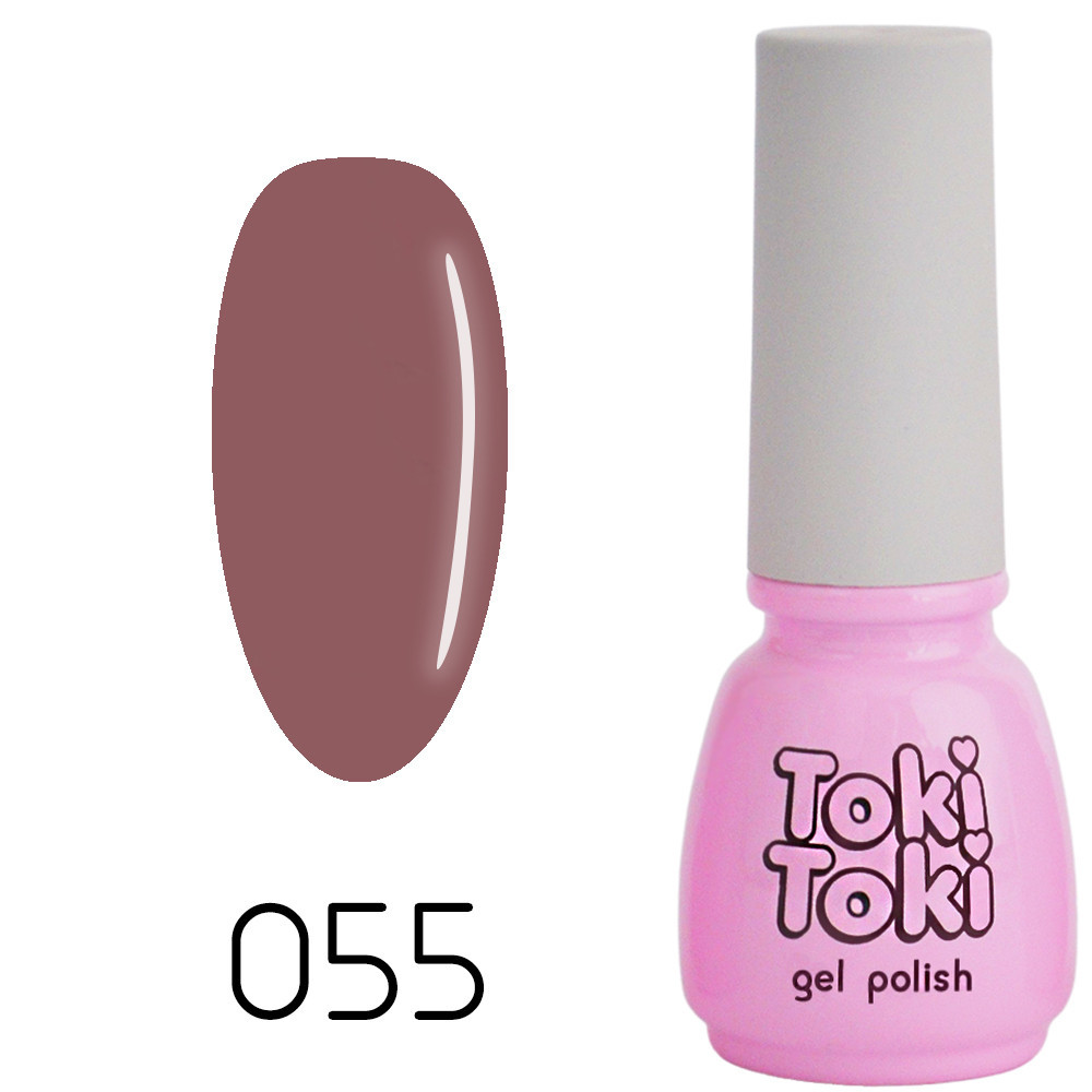 Гель-лак для нігтів Toki-Toki № 055 рожевий шоколад, 5 мл