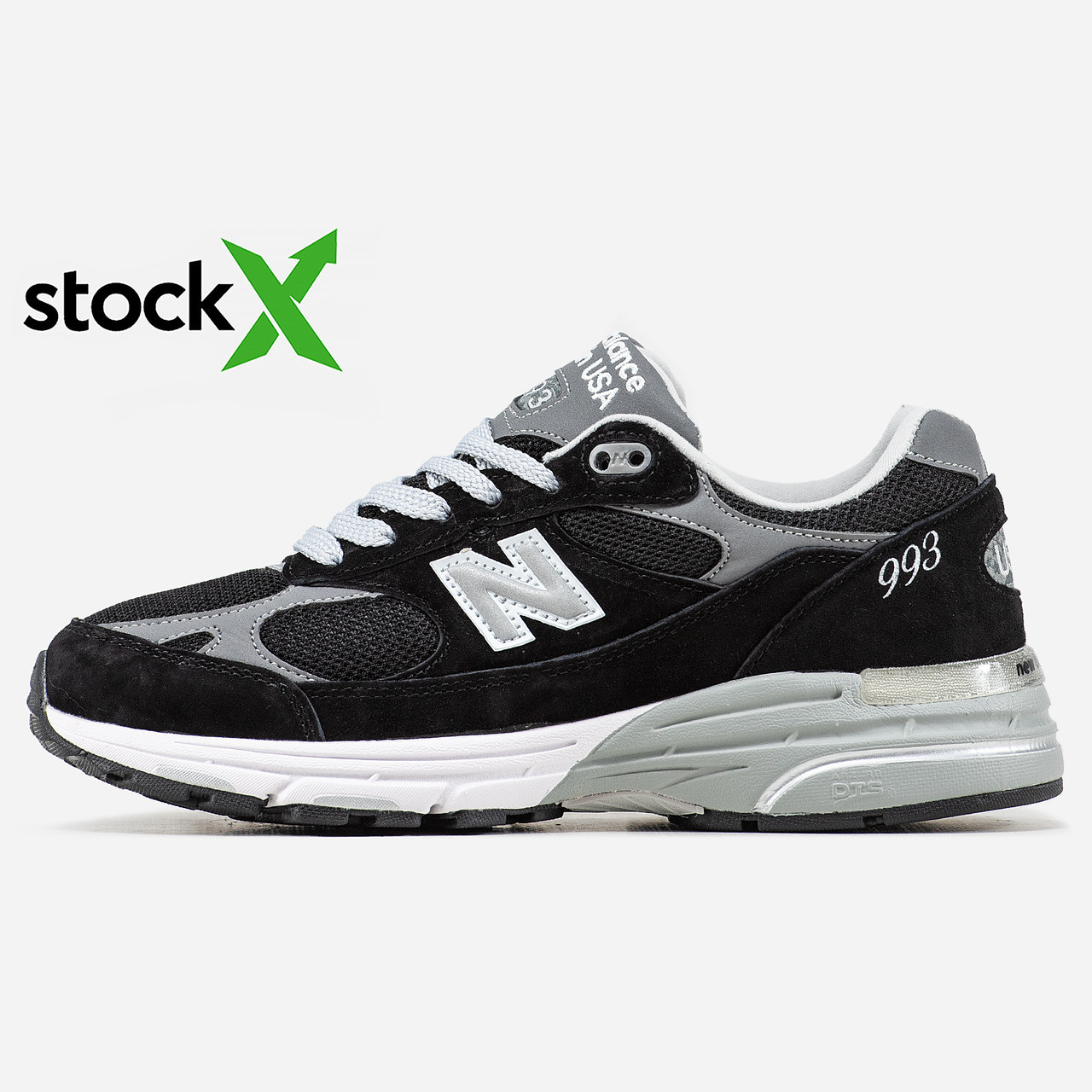 0790 New Balance 993 White/Black