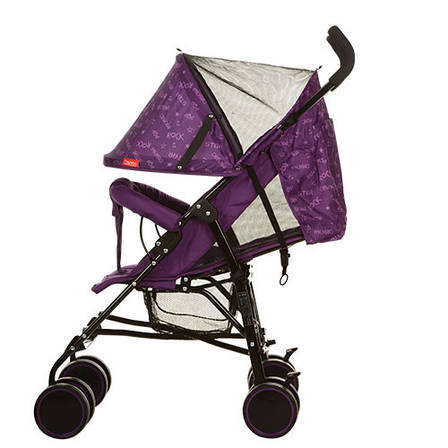 Коляска дитяча Bambi (B-5) B (Блакитна) тростинка, фото 3