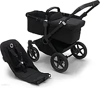 Дитяча коляска Bugaboo Donkey 5 Zestaw Bazowy Stelaż Wózka Z Tapicerką Matt Black + Midnight Black