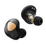 Бездротові компактні навушники TWS вкладиші Soundpeats Truengine 3 SE True + гібридна технологія CVC чорні, фото 7