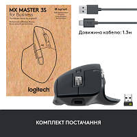 Мышка Logitech MX Master 3S for Business Performance Wireless/Bluetooth Graphite (910-006582) e