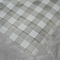 Плівка "Клітка", 20*30 см, прозорий+білий