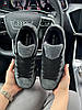 Жіночі кросівки Adidas Campus PRM Dark Gray Black (Сірі) Взуття кеди Адідас Кампус ПРМ натуральна замша демісезон, фото 7