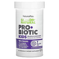 NaturesPlus Natural Probiotic Kids7 Billion CFU 30 жувальних таблеток NAP-43908 SP