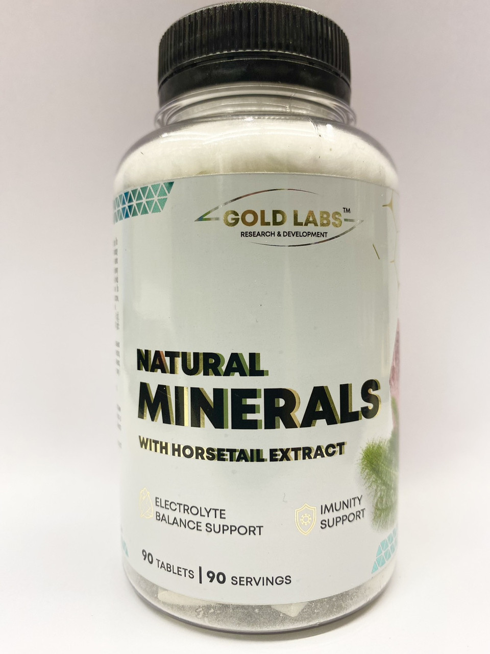 Мінеральний комплекс GOLD LABS Natural Minerals with horsetail extract 90 tablets