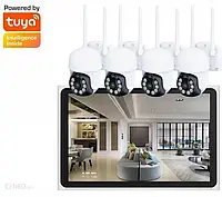 G-Vision Zestaw 4 Kamer Wifi 3Mpx Z Nvr Lcd Tuya Smart Live Iiiiiii