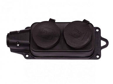 Колодка електрична Каучук 2-а (1132) ТМ LUXEL FG