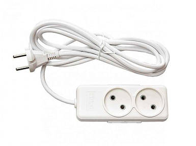 Подовжувач електричний 5м 2 гнізда AURA 7305 ТМ LUXEL FG
