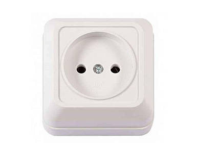 Розетка електрична OPERA 2001 (Білий) ТМ LUXEL FG