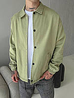 Шикарный весенний мужской джинсовый пиджак регулируемый снизу шнуровкой размеры 46-56