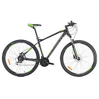 Велосипед 29" Avanti Canyon 29ER 2023 19" чорний-зелений