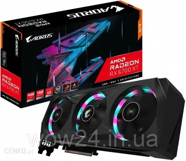 Відеокарта Gigabyte Radeon RX 6700 XT Aorus Elite 12GB PCI-E GDDR6 (GV-R67XTAORUS E-12GD)