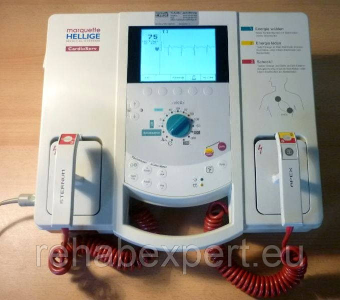 Дефібрилятор GE Marquette HELLIGE CardioServ Defibrilator, фото 1